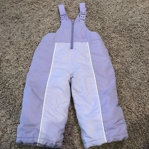 Snowsuit snowpants Baby toddler purple 12 months